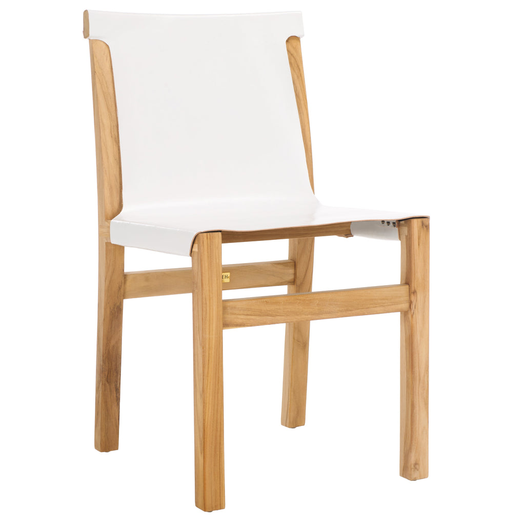 Arian Dining Chair | Safavieh - DCH1209 - White / Natural