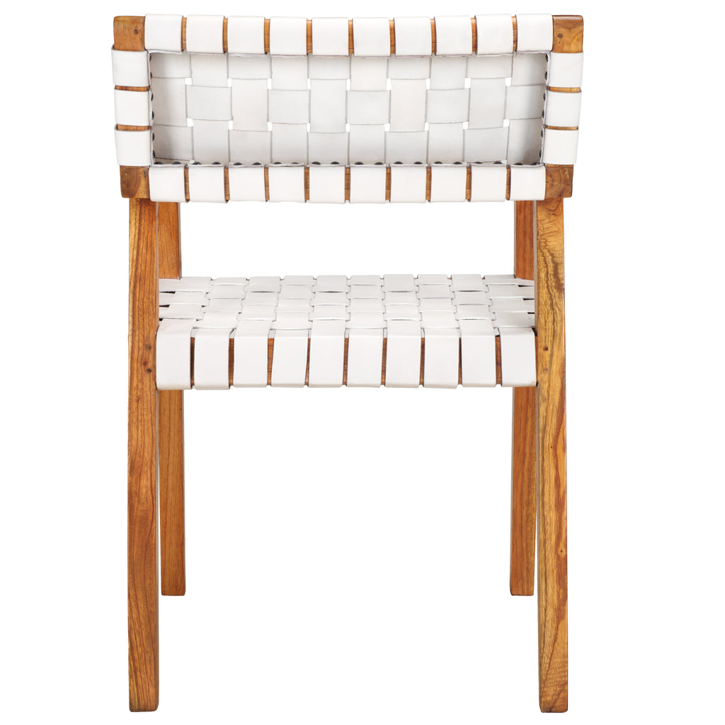 cire-leather-dining-chair-safavieh-dch4004-White Leather / Natural Body