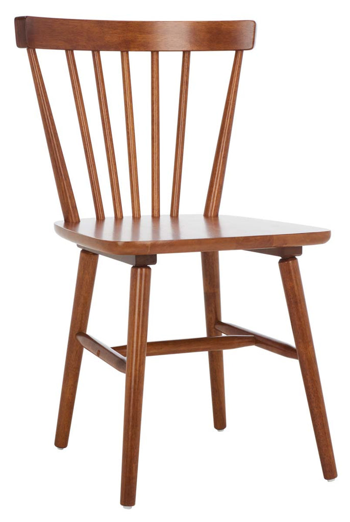 Winona Spindle Back Dining Chair (Set of 2) | Safavieh - DCH8500 - Honey Walnut