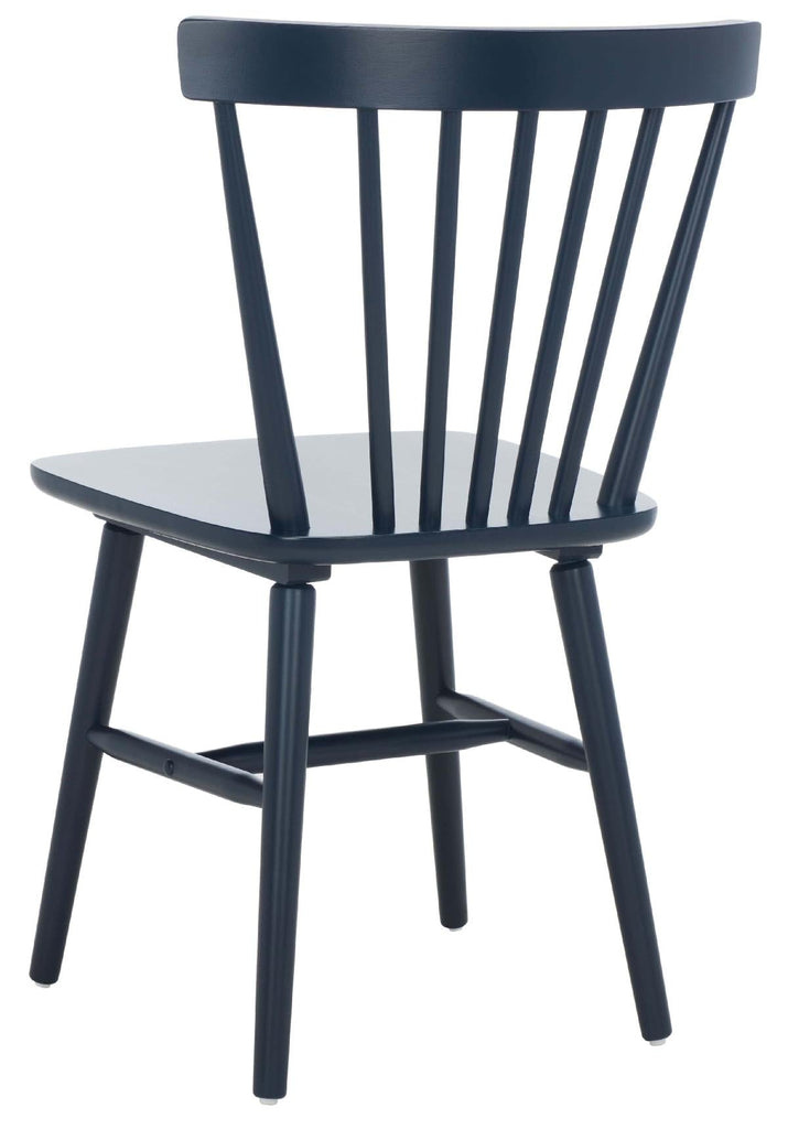Winona Spindle Back Dining Chair (Set of 2) | Safavieh - DCH8500 - Navy