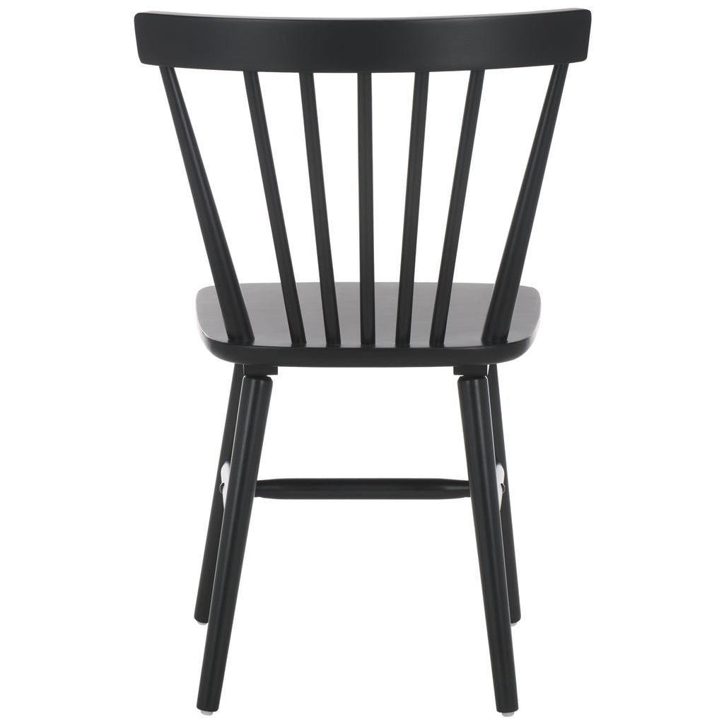 Winona Spindle Back Dining Chair (Set of 2) | Safavieh - DCH8500 - Matte Black