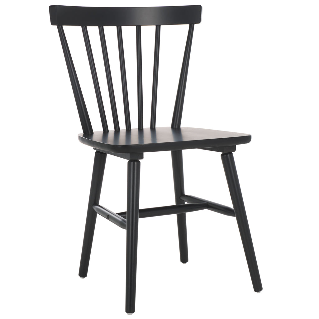 Winona Spindle Back Dining Chair (Set of 2) | Safavieh - DCH8500 - Matte Black
