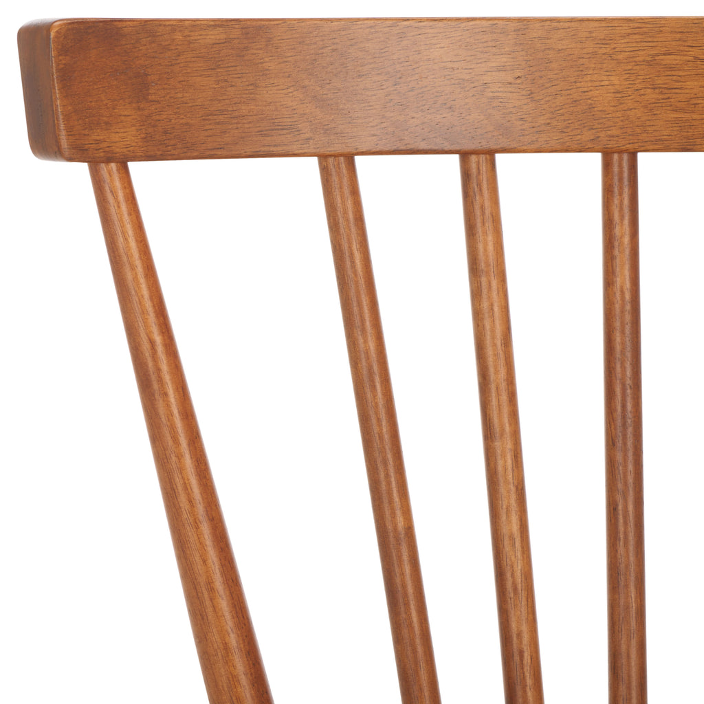 Winona Spindle Back Dining Chair (Set of 2) | Safavieh - DCH8500 - Honey