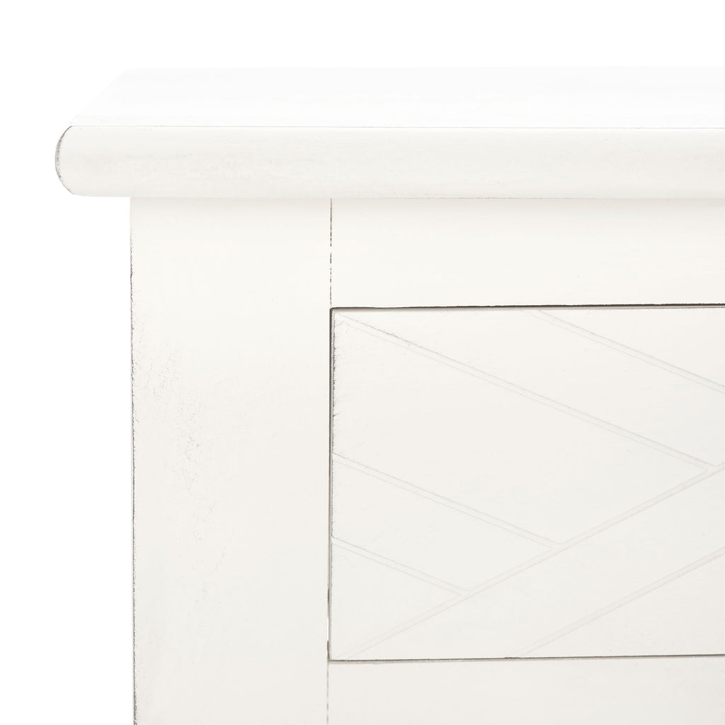 Peyton 2 Drawer Desk | Safavieh - DSK5705 - Distressed White