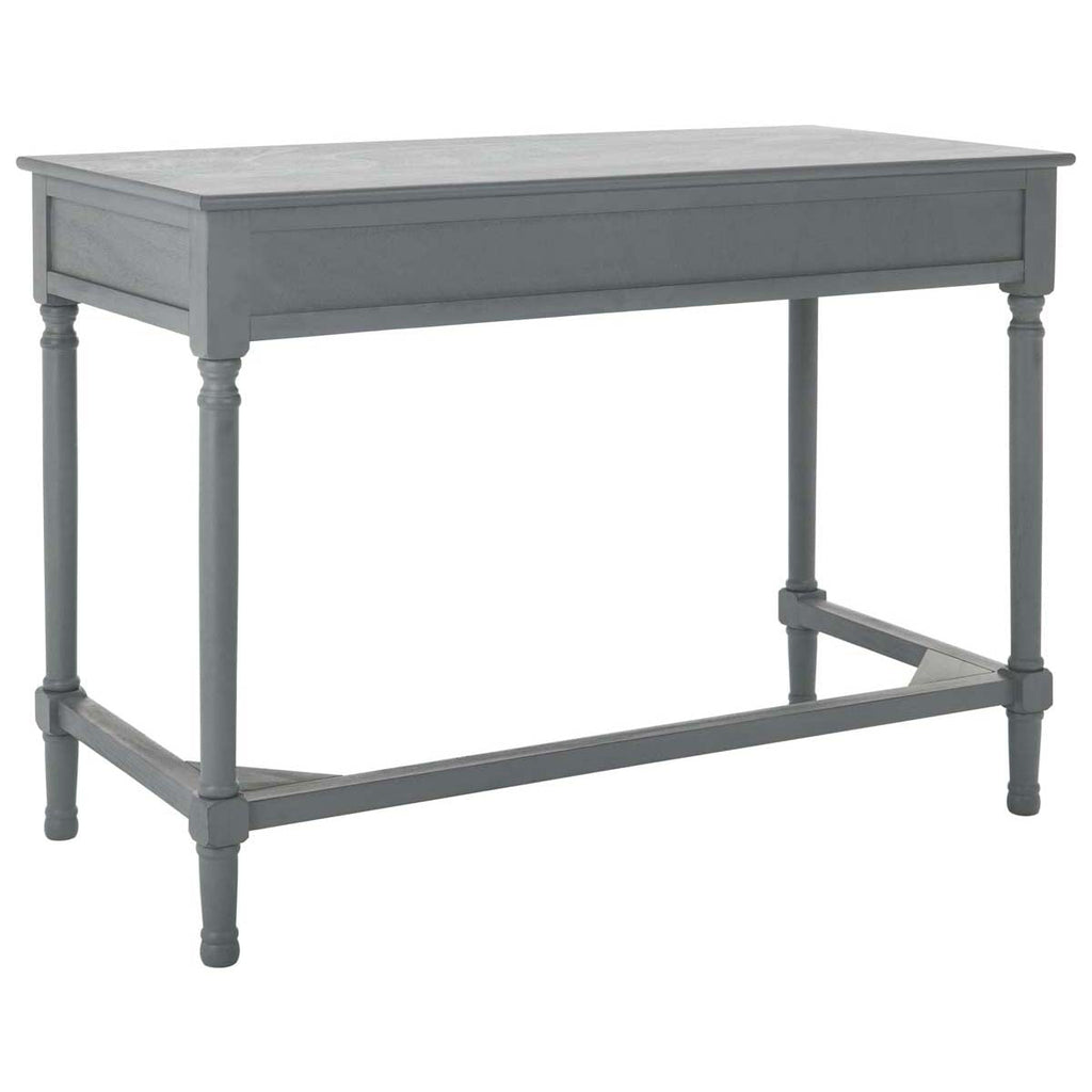 Peyton 2 Drawer Desk | Safavieh - DSK5705 - Distressed Grey