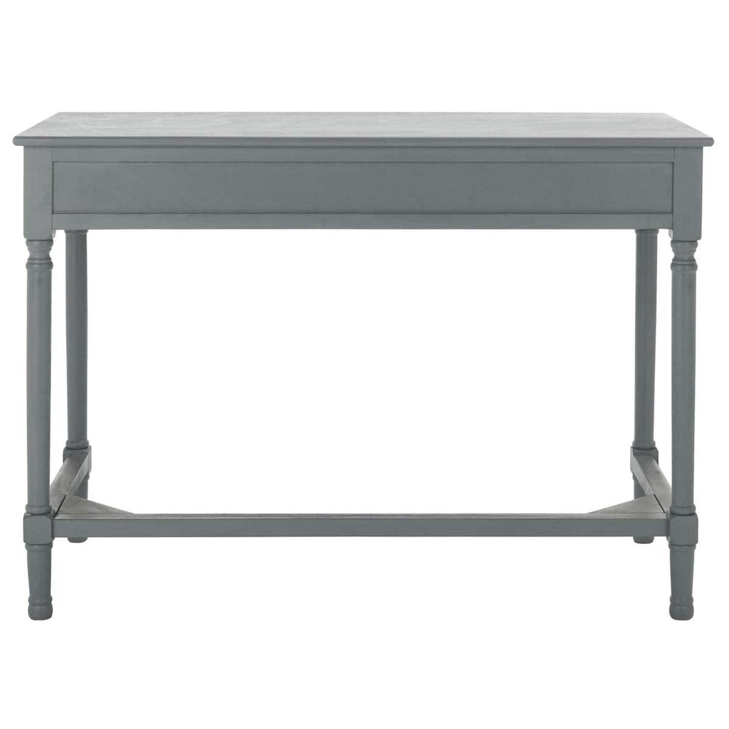 Peyton 2 Drawer Desk | Safavieh - DSK5705 - Distressed Grey