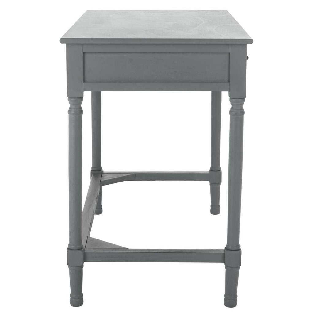 Peyton 2 Drawer Desk | Safavieh - DSK5705 - Distressed Grey