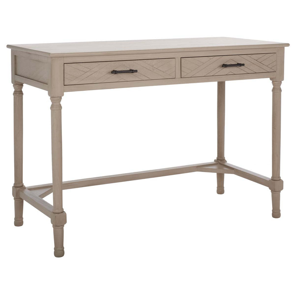 Peyton 2 Drawer Desk | Safavieh - DSK5705 - Taupe