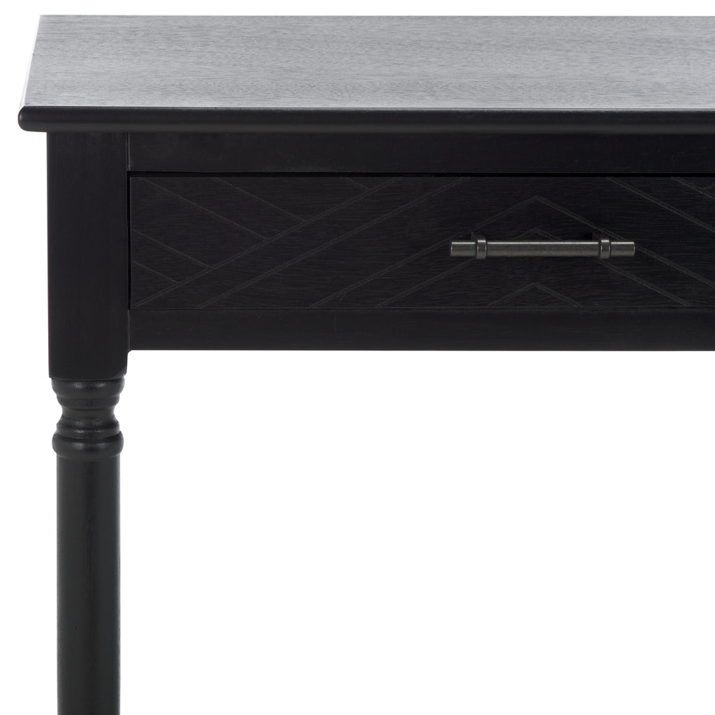 Peyton 2 Drawer Desk | Safavieh - DSK5705 - Black