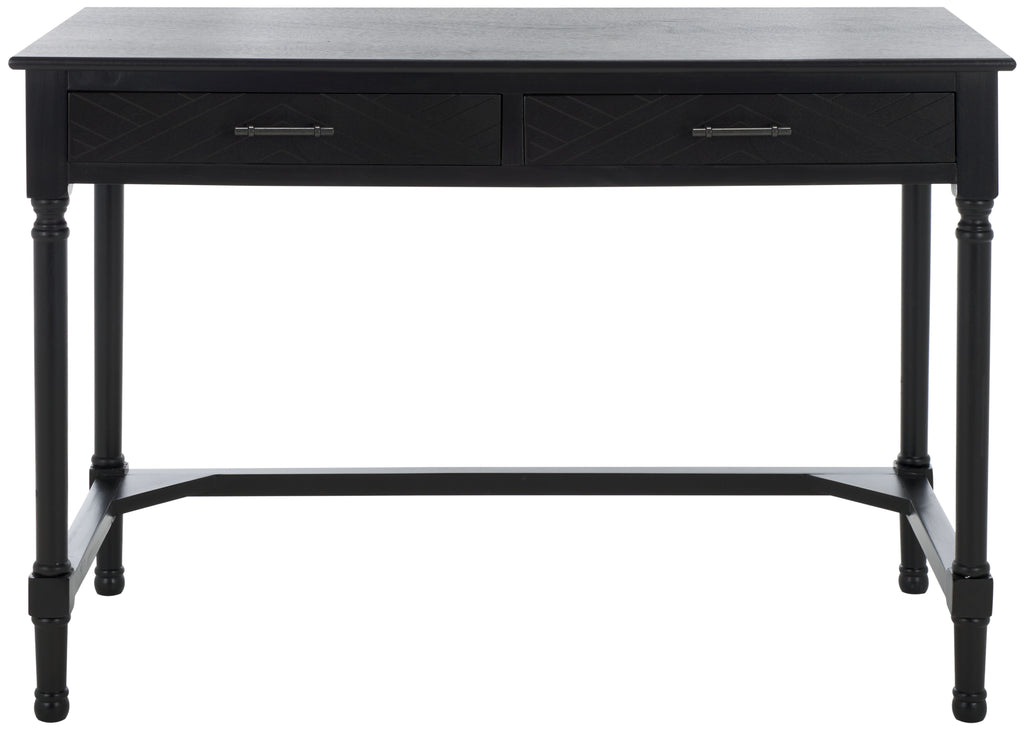 Peyton 2 Drawer Desk | Safavieh - DSK5705 - Black