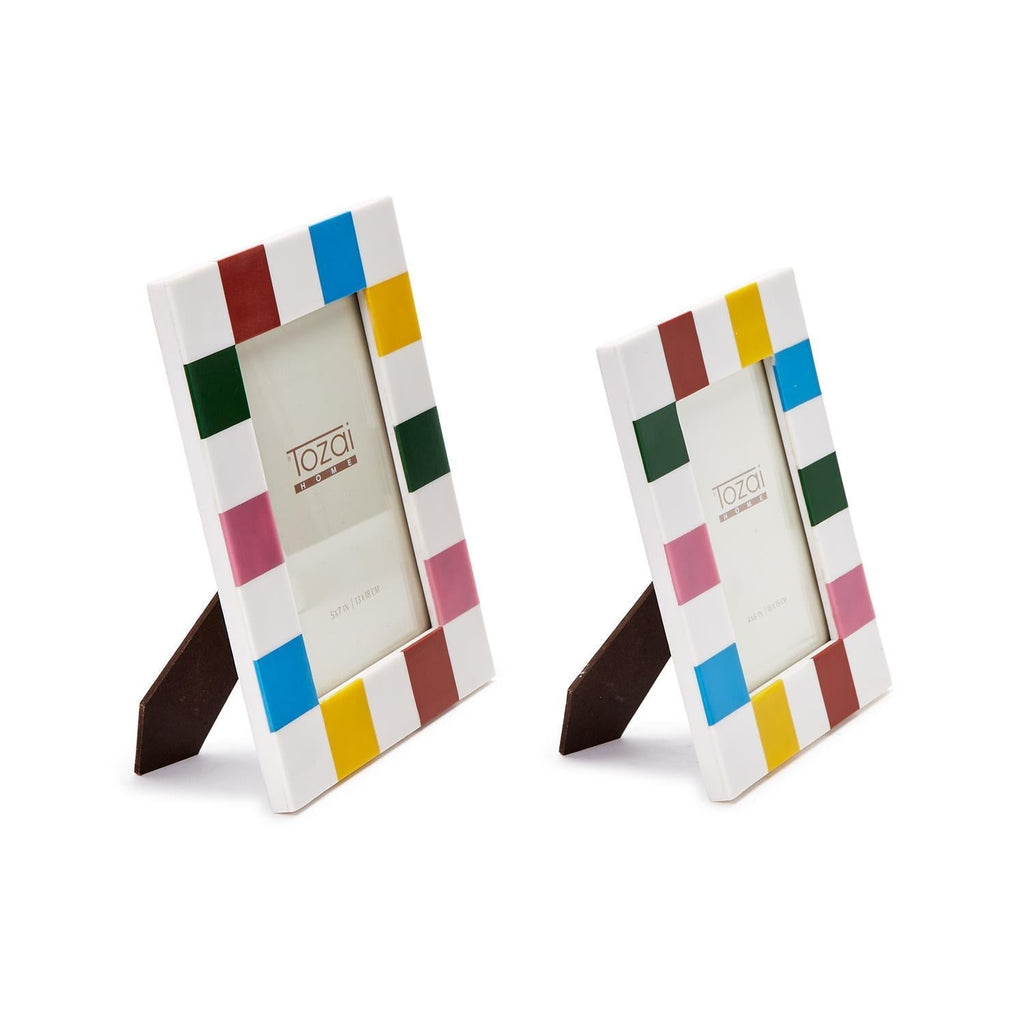 Colorblock S/2 Photo Frames