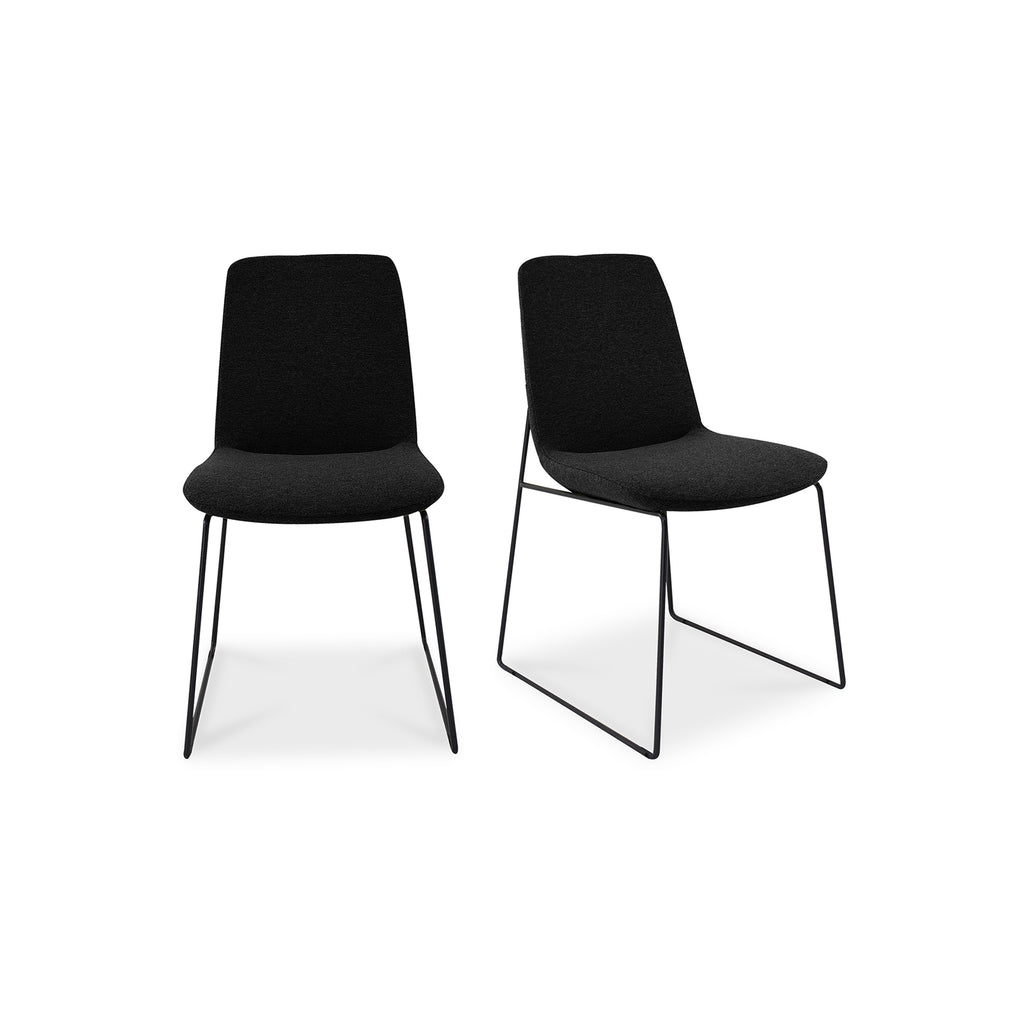 Ruth Dining Chair Black-Set Of Two | Moe's Furniture - EJ-1007-02