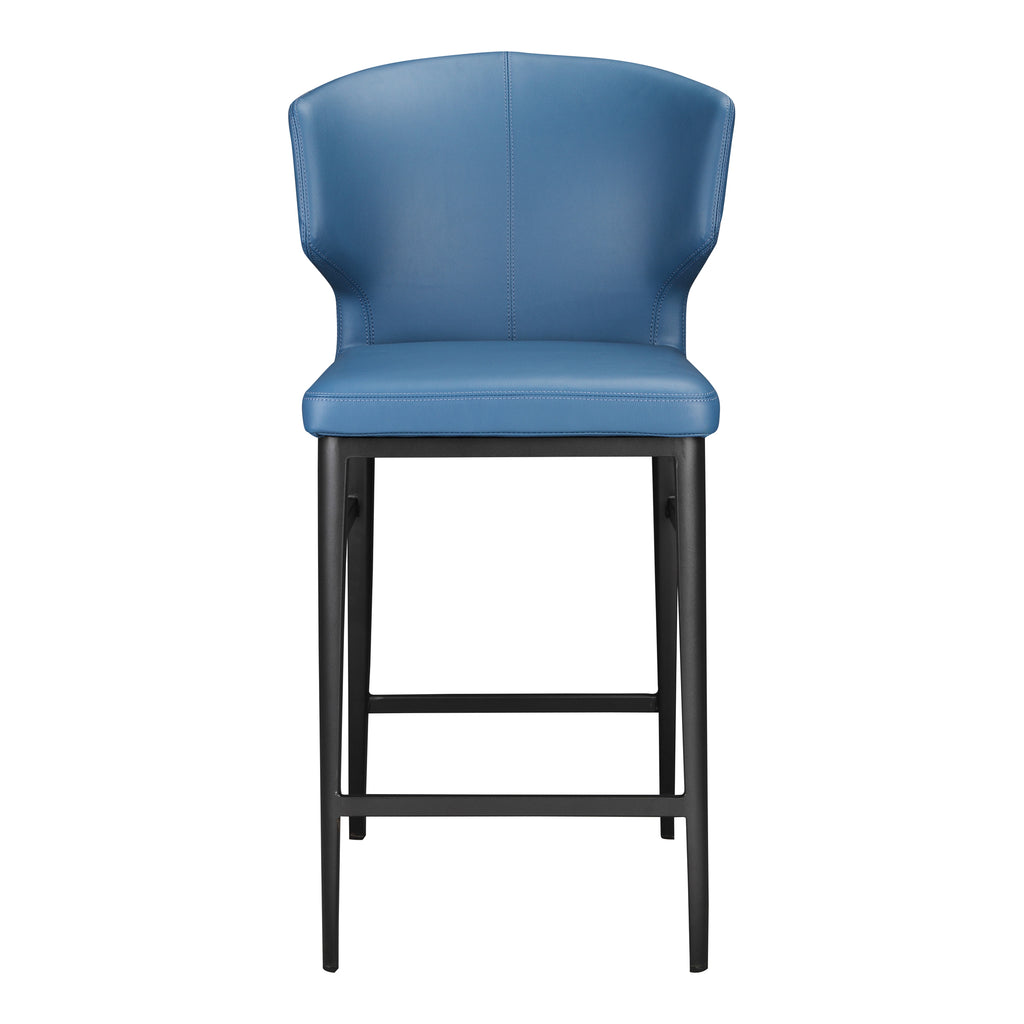 Delaney Counter Stool Steel Blue | Moe's Furniture - EJ-1022-28