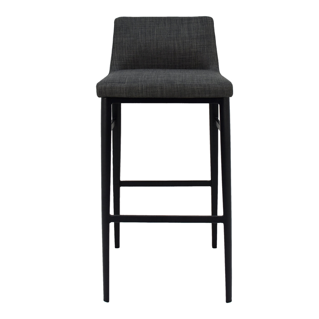 Baron Barstool Charcoal | Moe's Furniture - EJ-1032-07