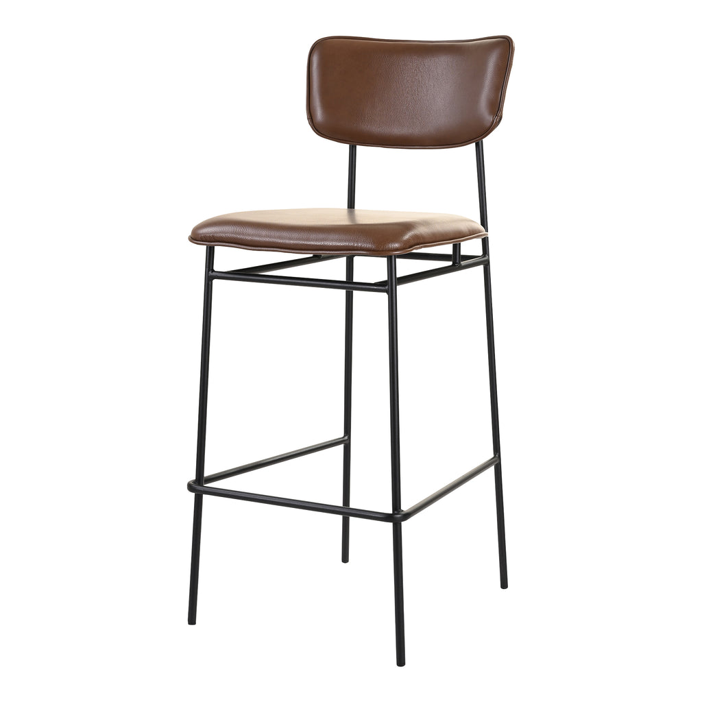 Sailor Bar Stool Dark Brown | Moe's Furniture - EQ-1014-20