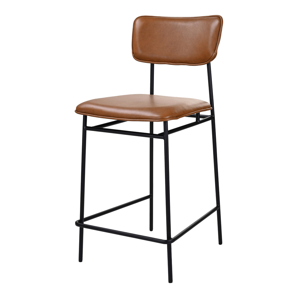 Sailor Counter Stool Brown | Moe's Furniture - EQ-1015-03