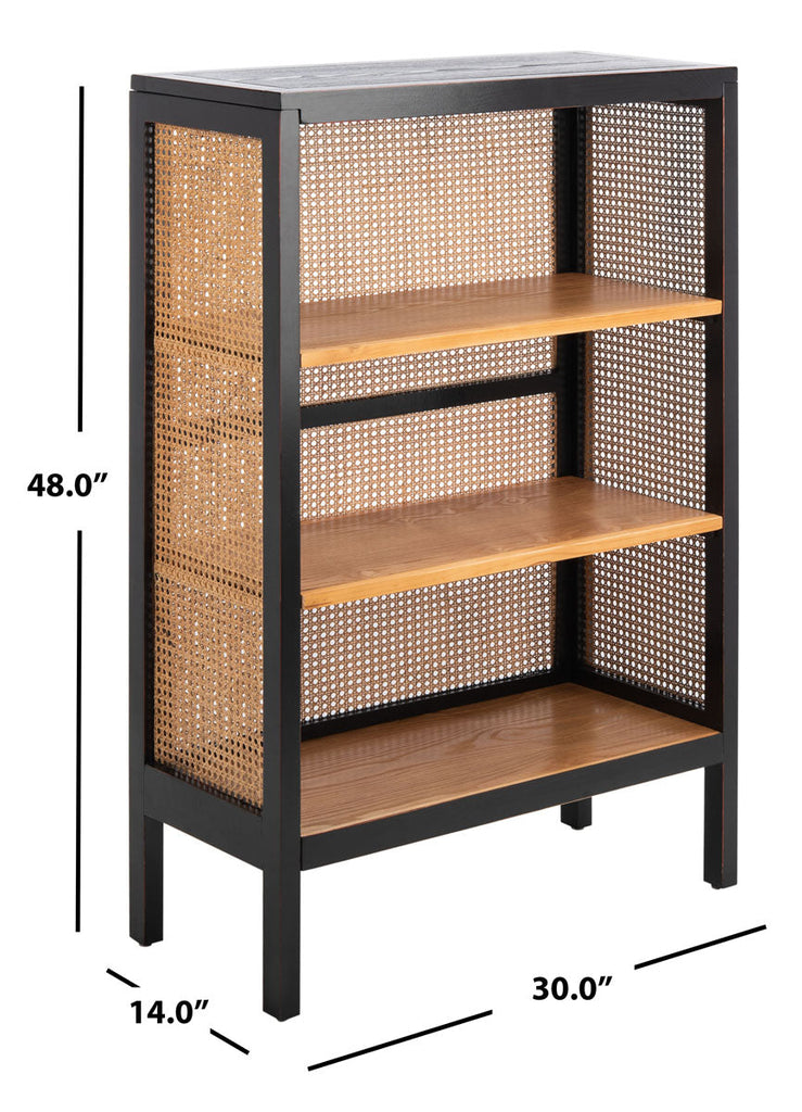 Safavieh Franz 3 Shelf Cane Back Etagere , ETG2103