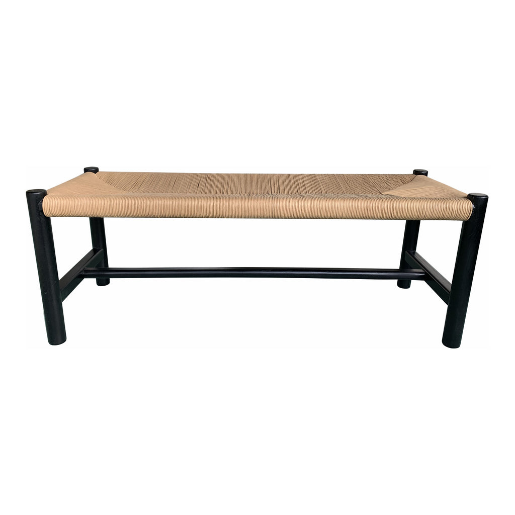 Hawthorn Bench Small Black | Moe's Furniture - FG-1027-02