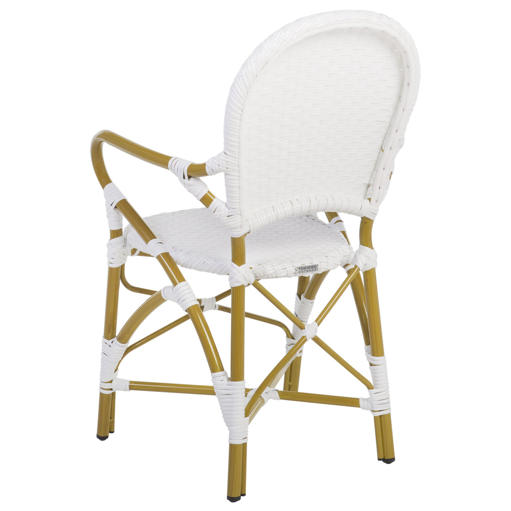 Safavieh Hooper Indoor/Outdoor Stacking Armchair - White (Set of 2)