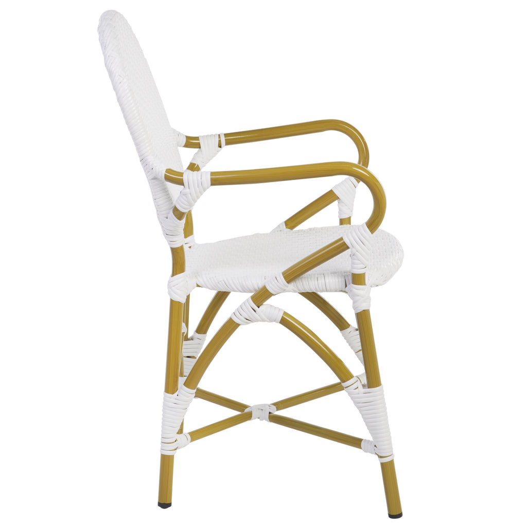 Safavieh Hooper Indoor/Outdoor Stacking Armchair - White (Set of 2)