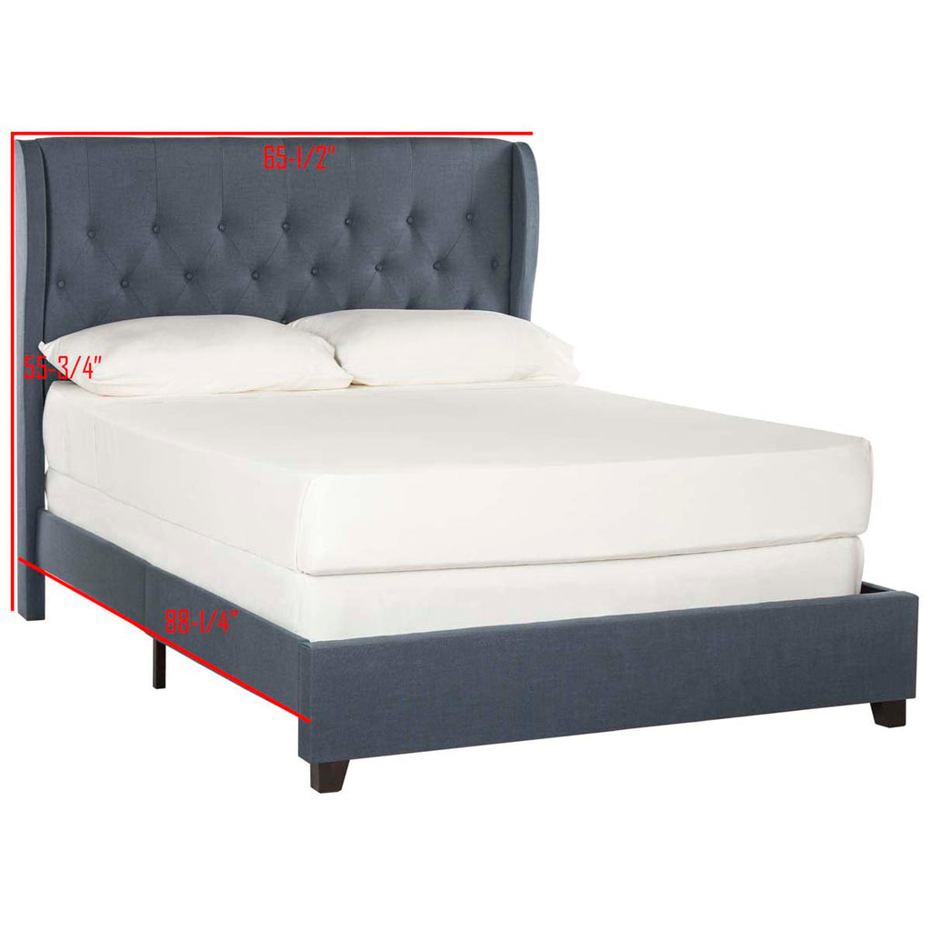 Safavieh Blanchett Bed - Navy