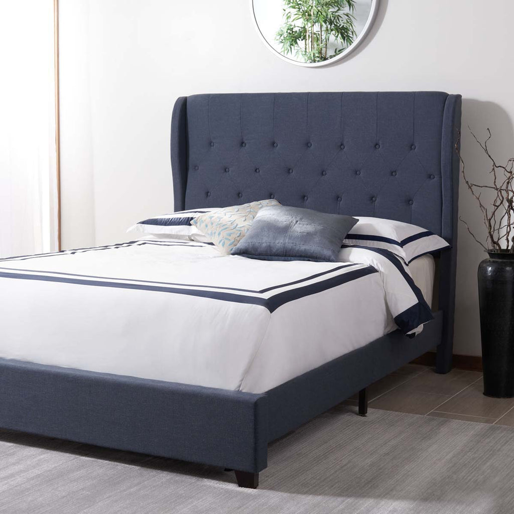 Safavieh Blanchett Bed - Navy