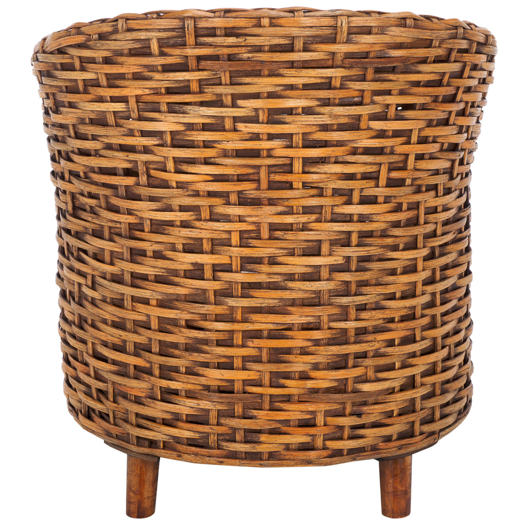 omni-rattan-barrel-chair-safavieh-fox6501-White / Honey Dark Brown