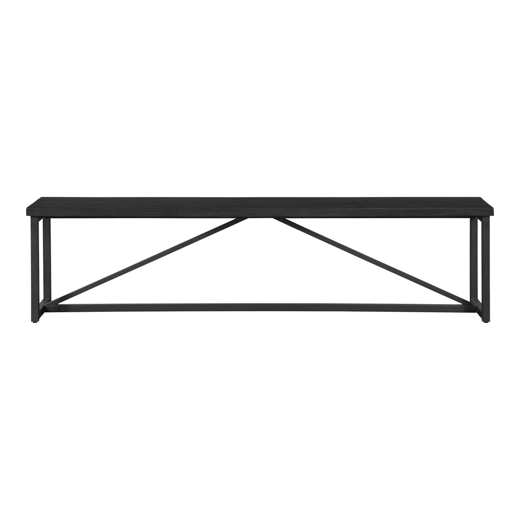 Sierra Bench Black | Moe's Furniture - FR-1018-02