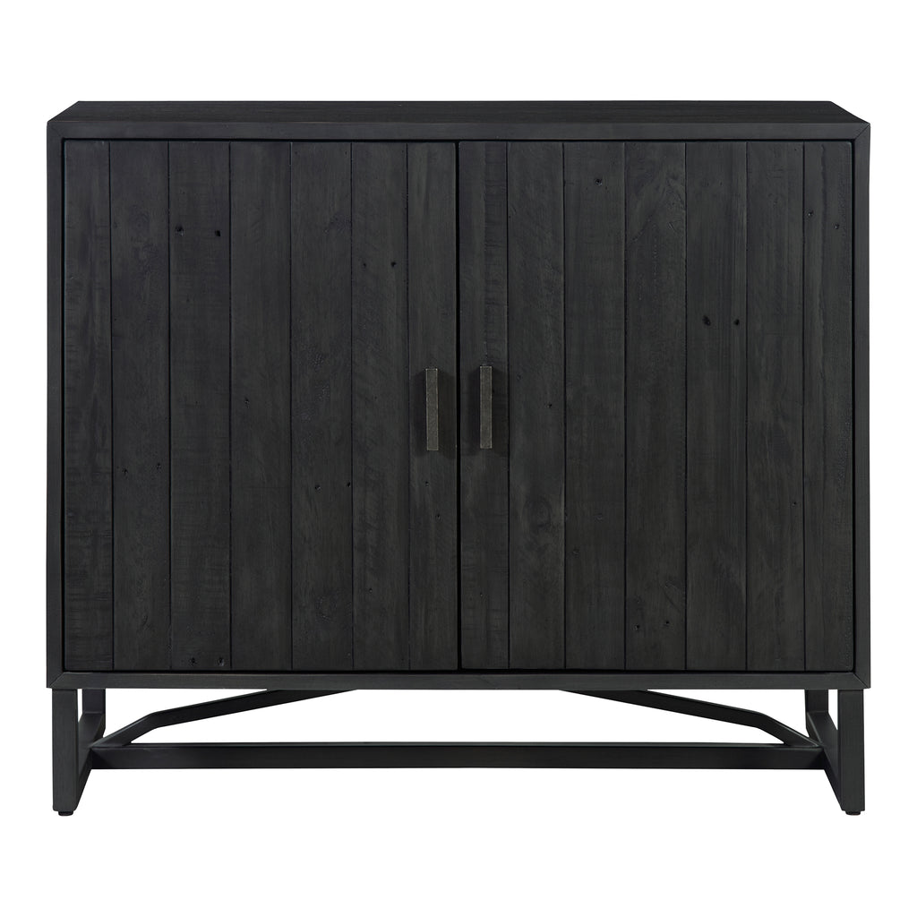 Sierra 2 Door Cabinet Black | Moe's Furniture - FR-1035-02