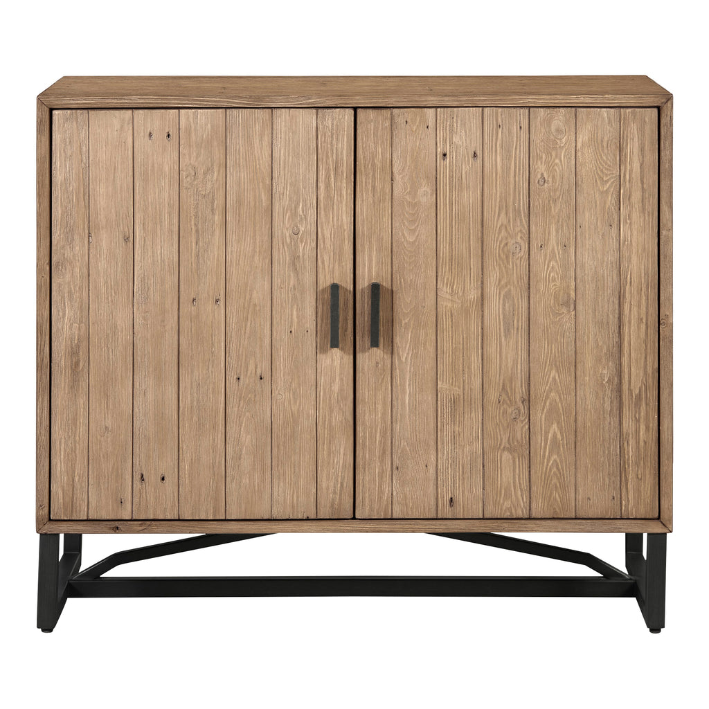 Sierra 2 Door Cabinet Natural | Moe's Furniture - FR-1035-23