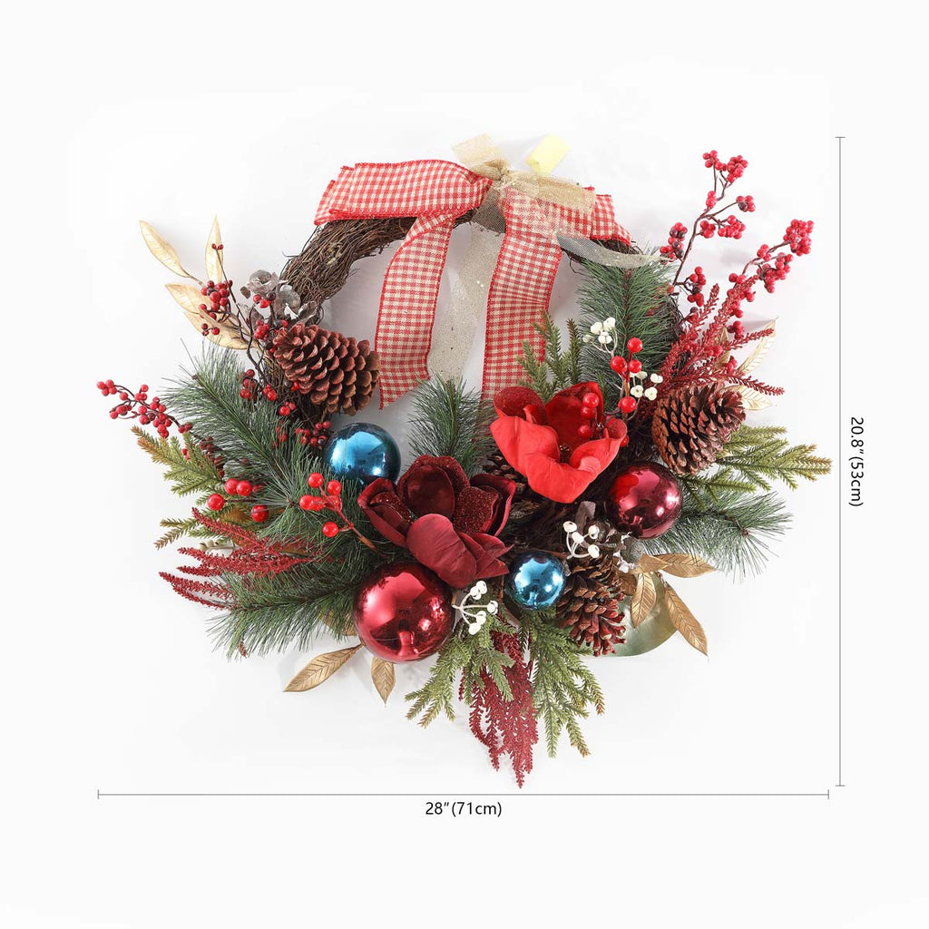 Safavieh Faux 28 Magnolia Oval Wreath , FXP1089 - Multi