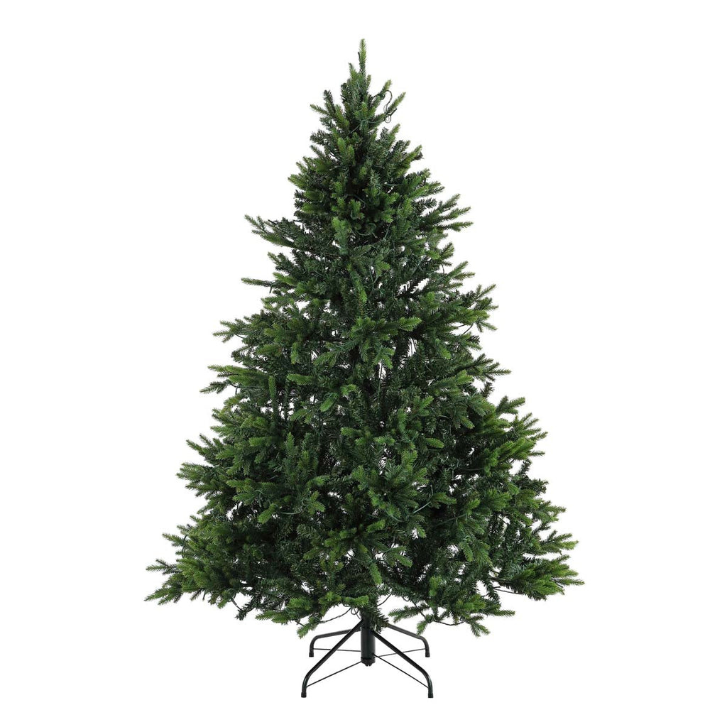 Safavieh 5.5 Ft Pre-Lit Artificial Christmas Tree, FXP2018 - Green