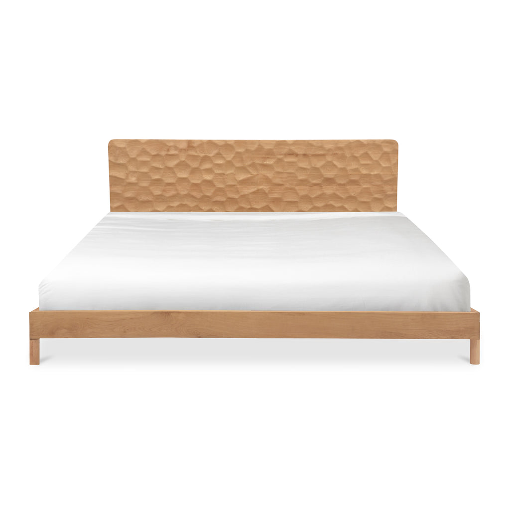 Misaki Queen Bed Natural | Moe's Furniture - GZ-1160-24-0