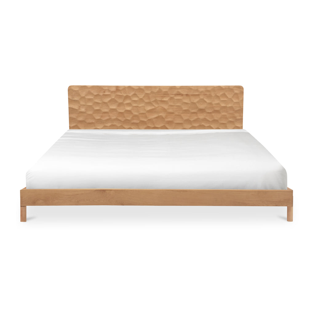 Misaki King Bed Natural | Moe's Furniture - GZ-1161-24-0