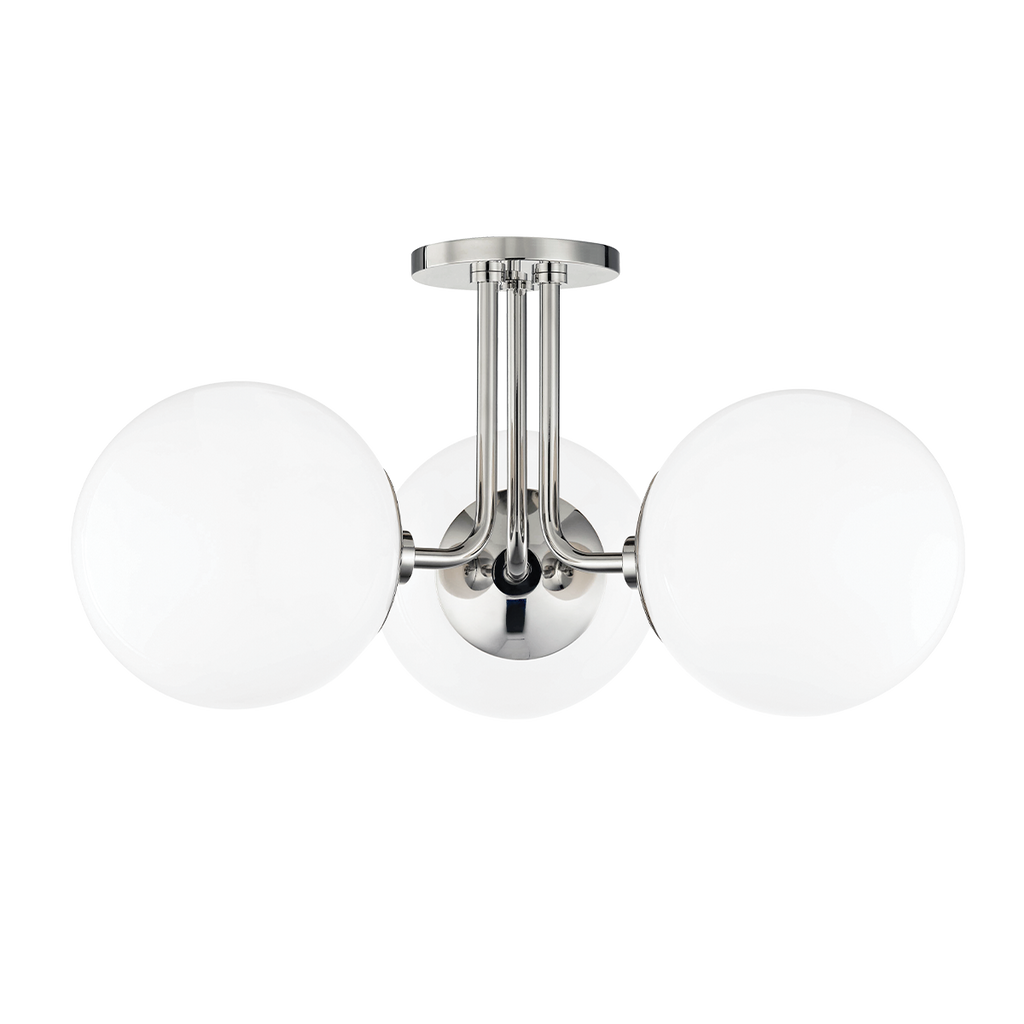 Stella Semi Flush | Mitzi Lighting - H105603-PN