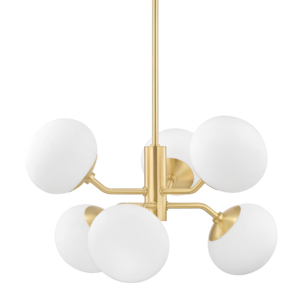 Estee Chandelier | Mitzi Lighting - H134806-AGB