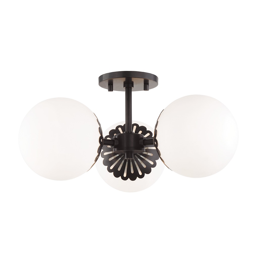 Paige Semi Flush | Mitzi Lighting - H193603-OB