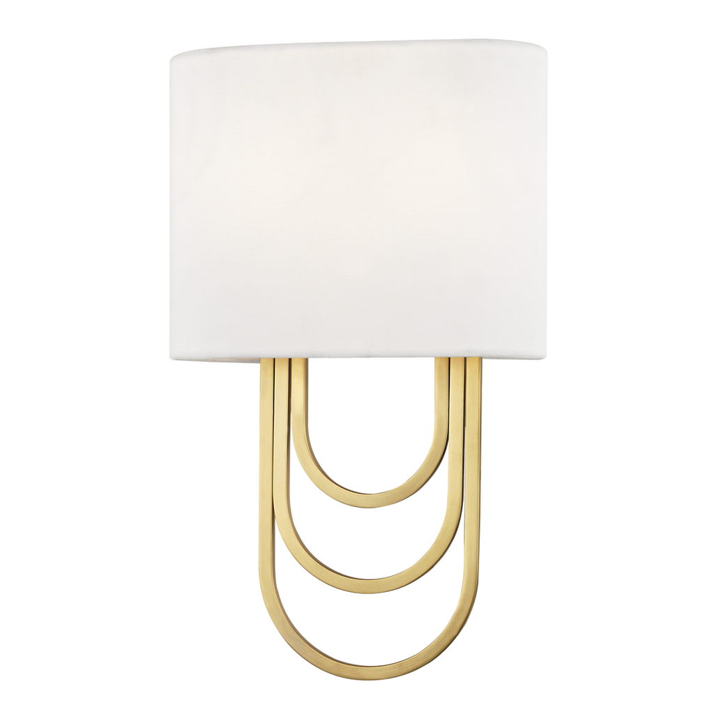 Farah Wall Sconce | Mitzi Lighting - H210102-AGB