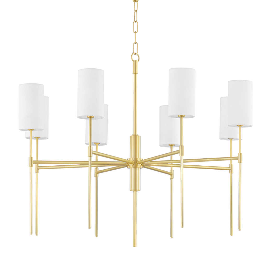 Olivia Chandelier | Mitzi Lighting - H223808-AGB