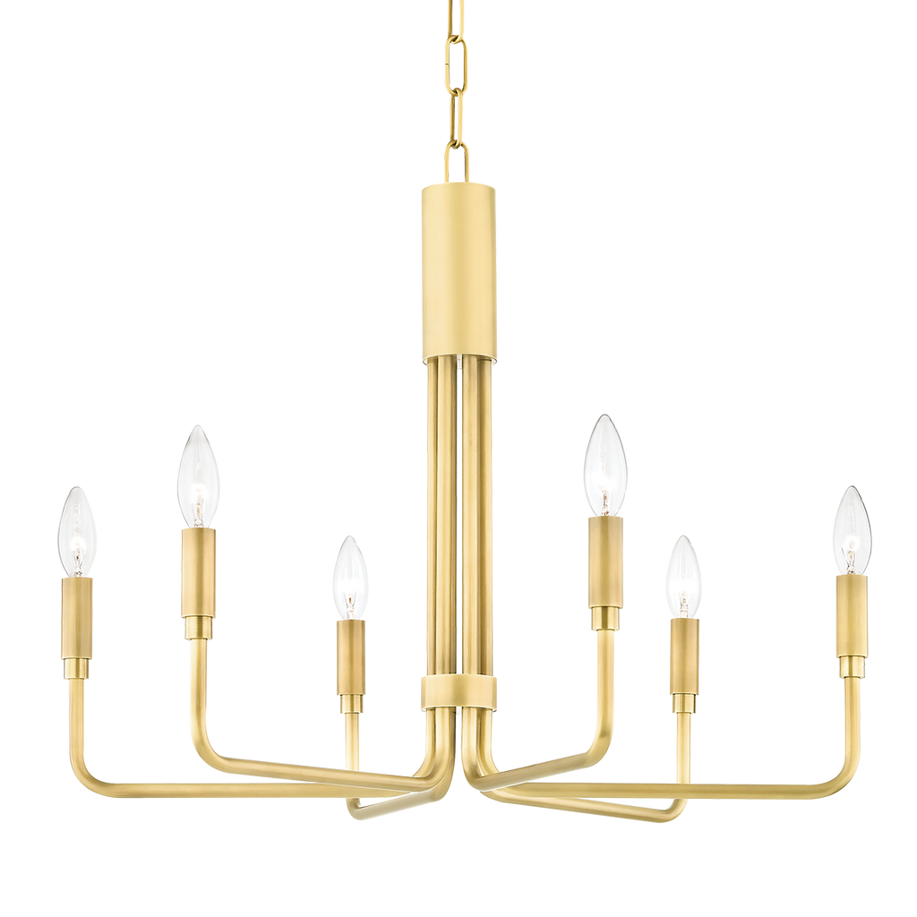 Brigitte Chandelier | Mitzi Lighting - H261806-AGB