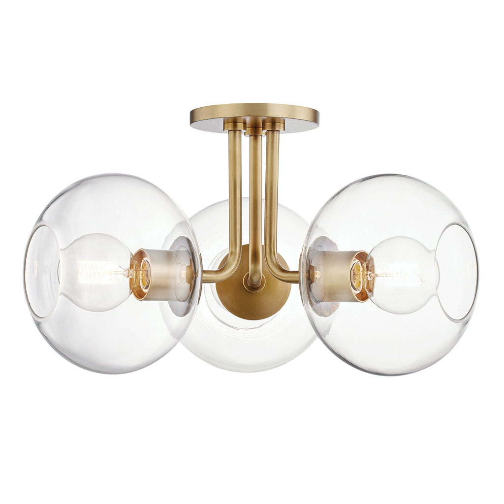 Margot Semi Flush | Mitzi Lighting - H270603-AGB