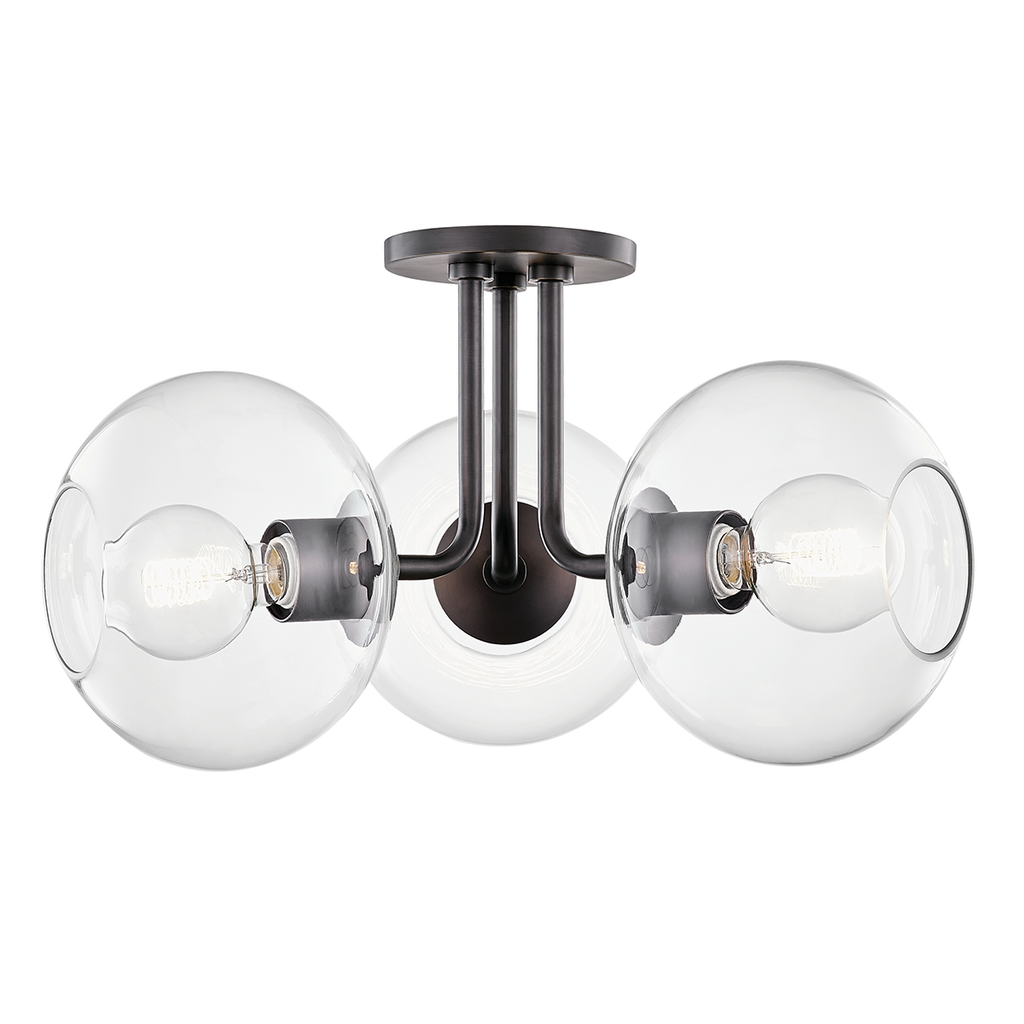 Margot Semi Flush | Mitzi Lighting - H270603-OB