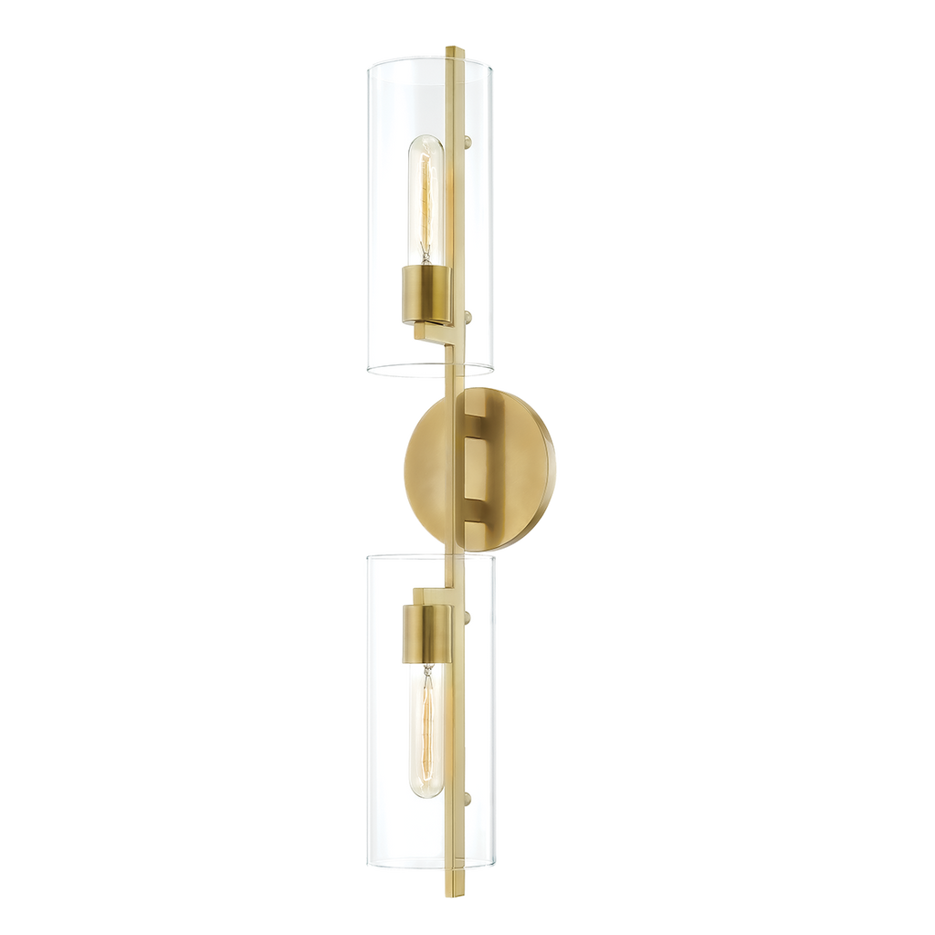 Ariel Wall Sconce | Mitzi Lighting - H326102-AGB