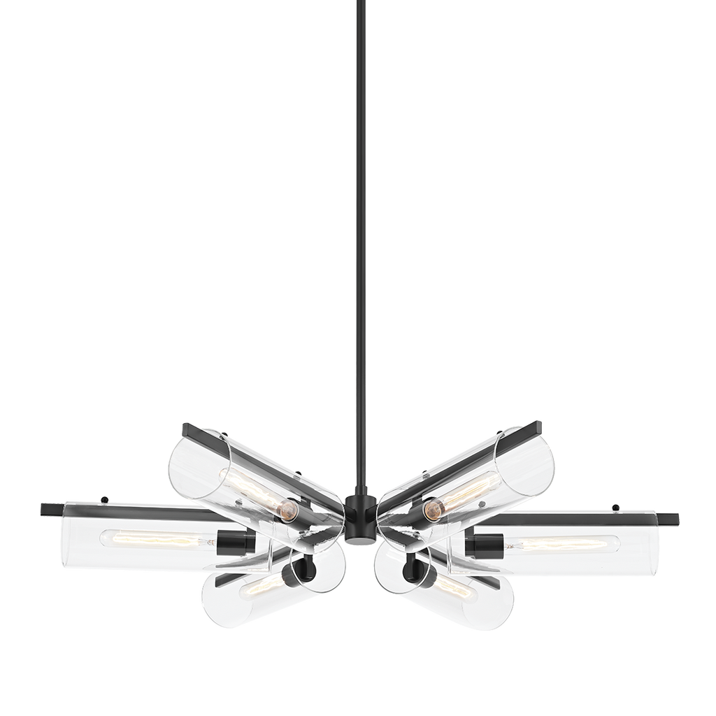 Ariel Chandelier | Mitzi Lighting - H326806-SBK