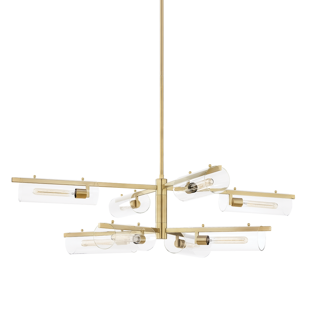 Ariel Chandelier | Mitzi Lighting - H326808-AGB