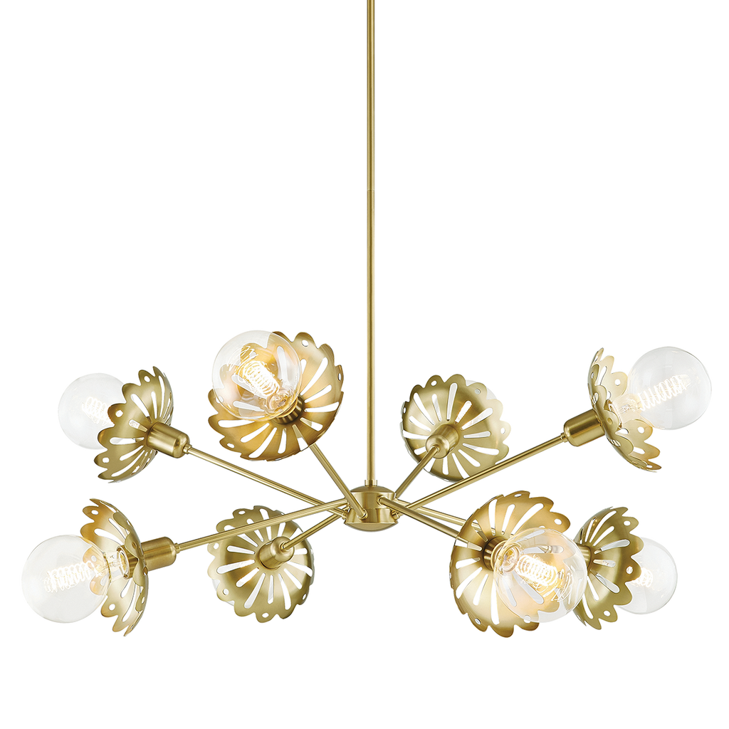 Alyssa Chandelier | Mitzi Lighting - H353808-AGB