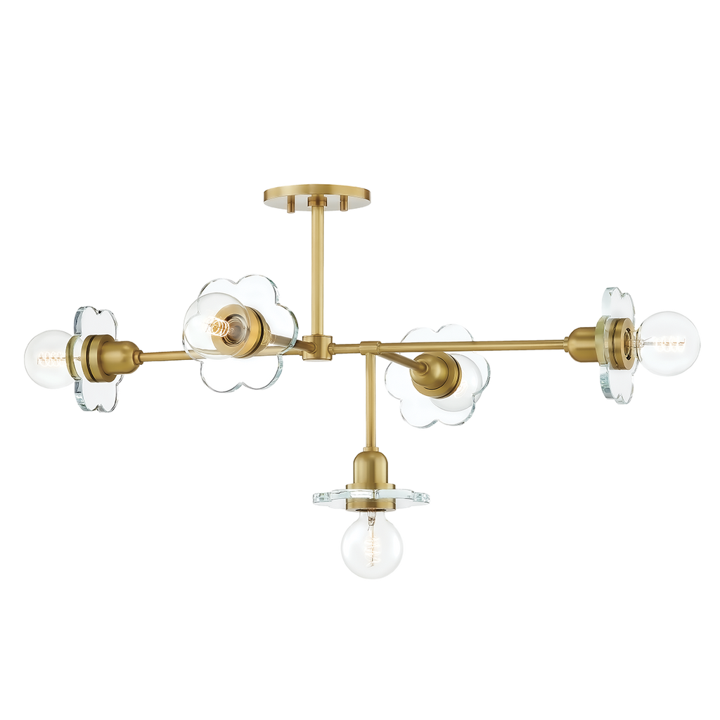 Alexa Chandelier | Mitzi Lighting - H357805-AGB