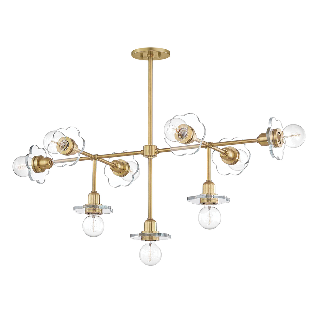 Alexa Chandelier | Mitzi Lighting - H357809-AGB