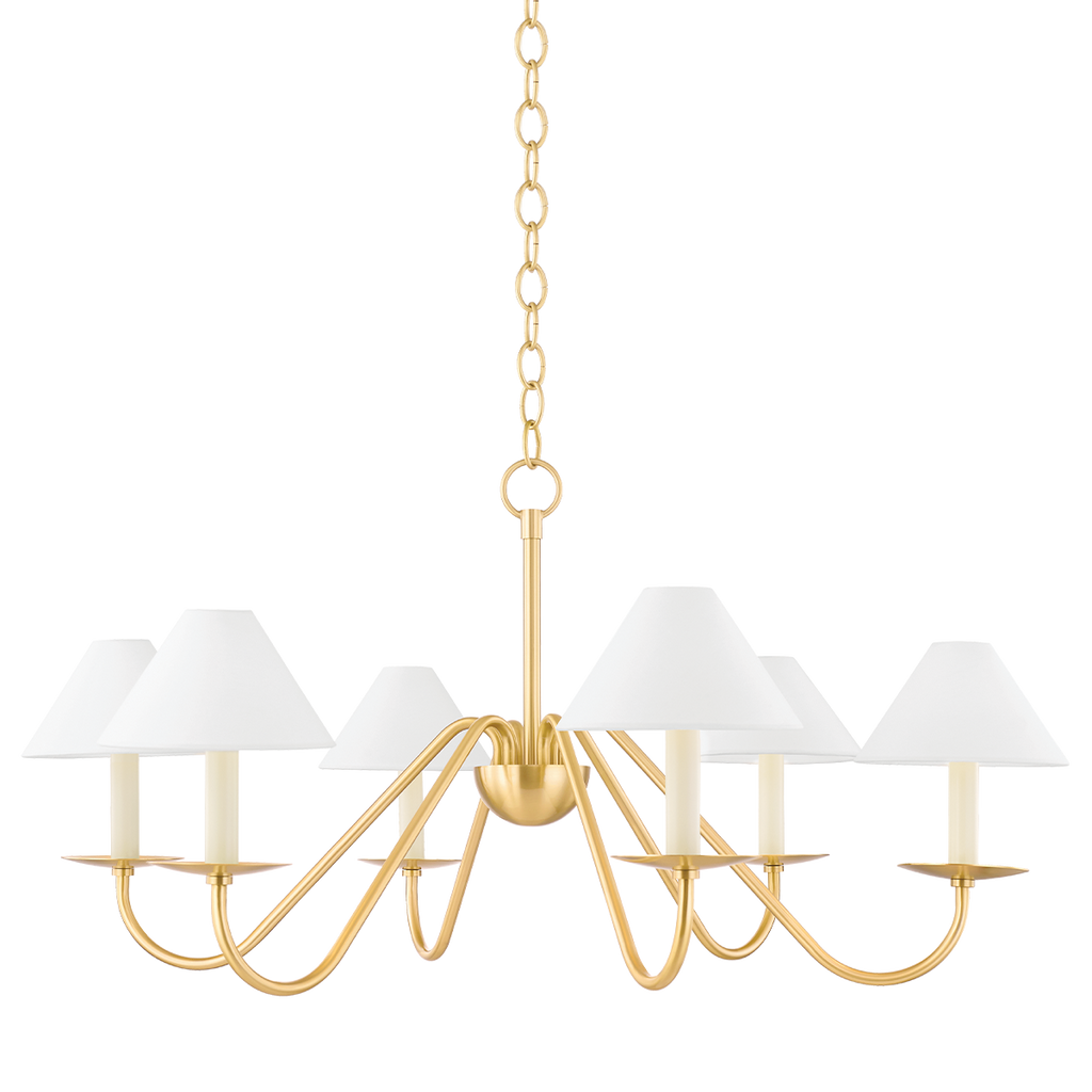 Lenore Chandelier | Mitzi Lighting - H464806-AGB