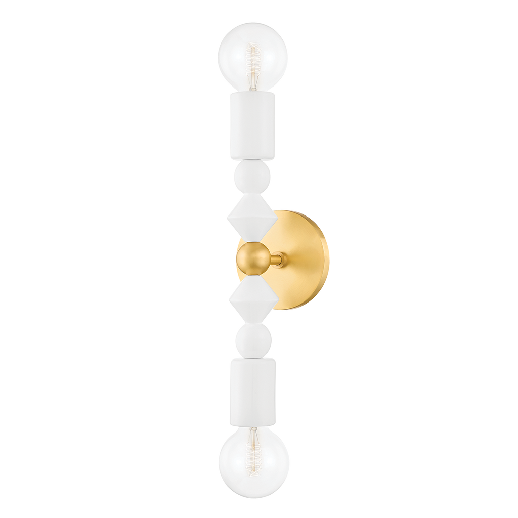 Flora Wall Sconce | Mitzi Lighting - H471102-AGB